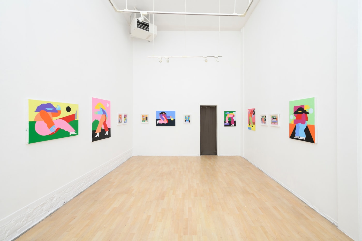 Installation photos of Marbie's solo show Loved Ones at Hashimoto Contemporary San Francisco 