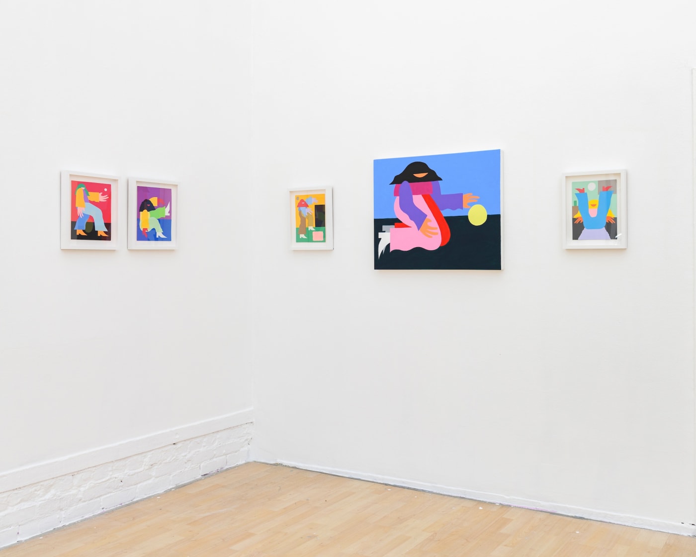 Installation photos of Marbie's solo show Loved Ones at Hashimoto Contemporary San Francisco 