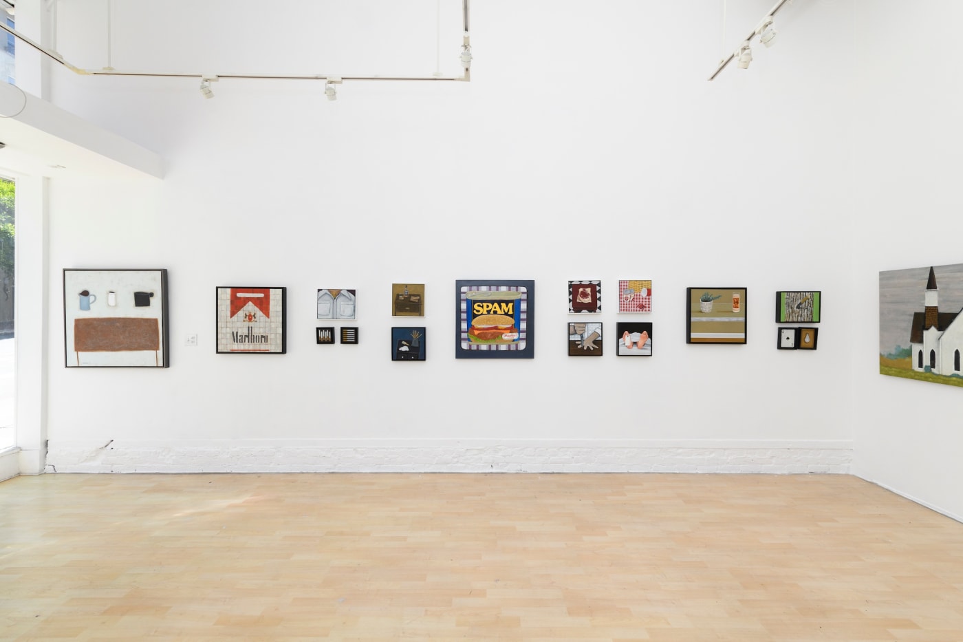 installation view of Gabe Langholtz solo show at Hashimoto San Francisco 
