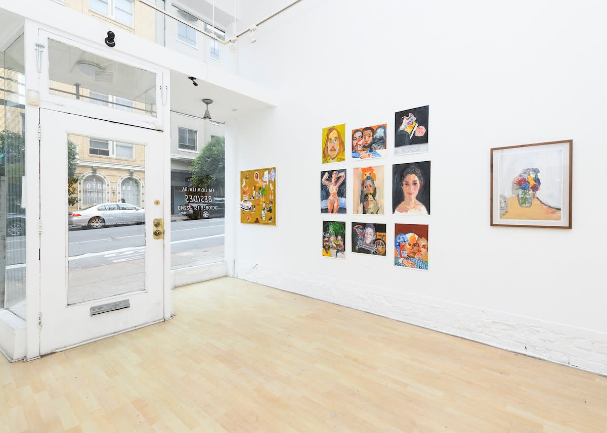 installation view of Emilio Villalba's solo show at Hashimoto Contemporary San Francisco 