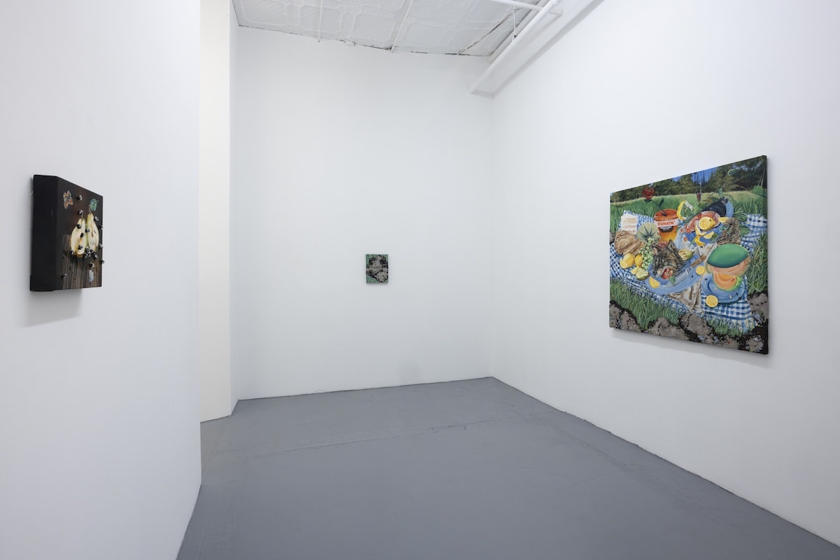 Installation photo from the Nic Dyer Exhibition "BREADCRUMB"