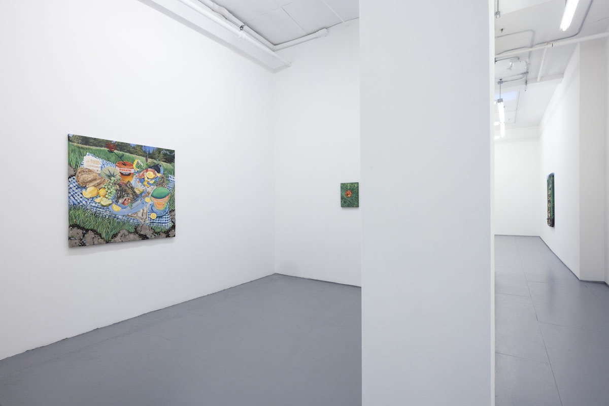 Installation photo from the Nic Dyer Exhibition "BREADCRUMB"