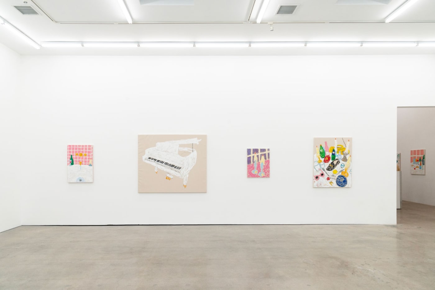 Installation view of Michael McGregor's exhibition "Private Party"