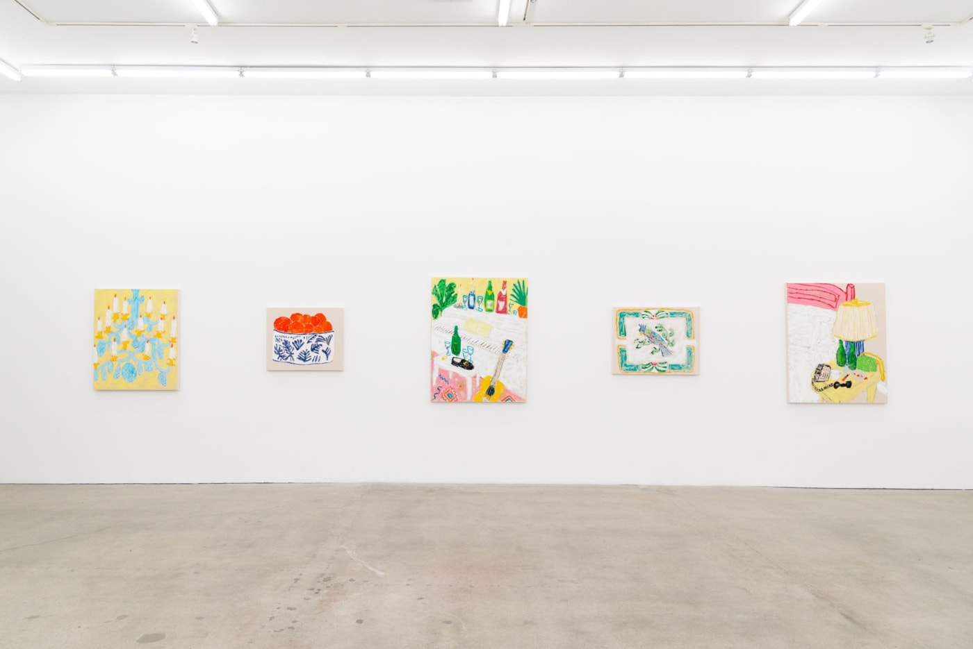 Installation view of Michael McGregor's exhibition "Private Party"