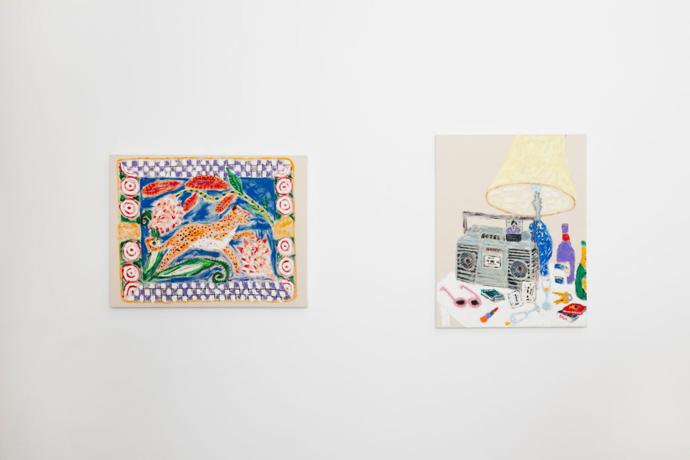 Installation view of Michael McGregor's exhibition "Private Party"