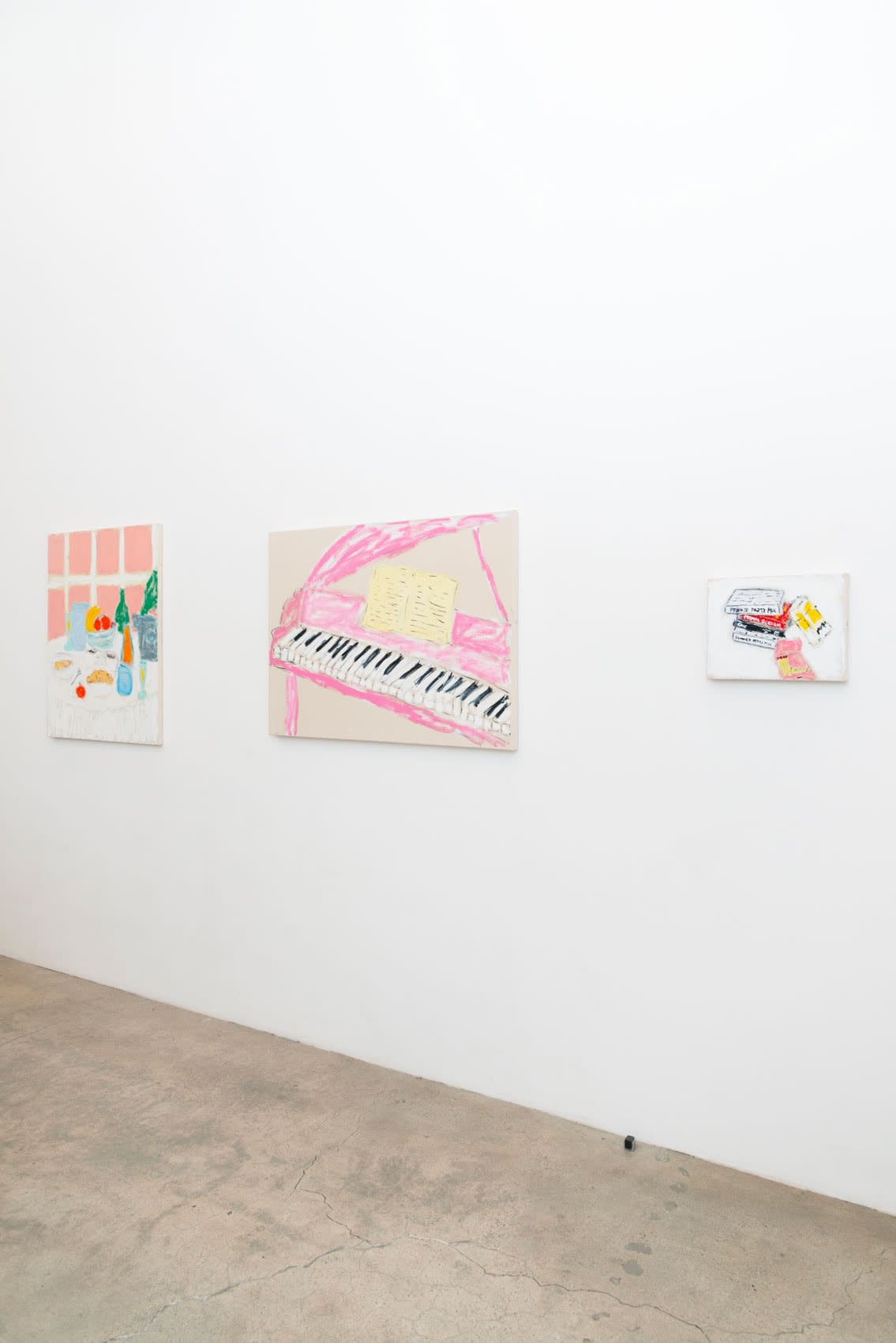 Installation view of Michael McGregor's exhibition "Private Party"