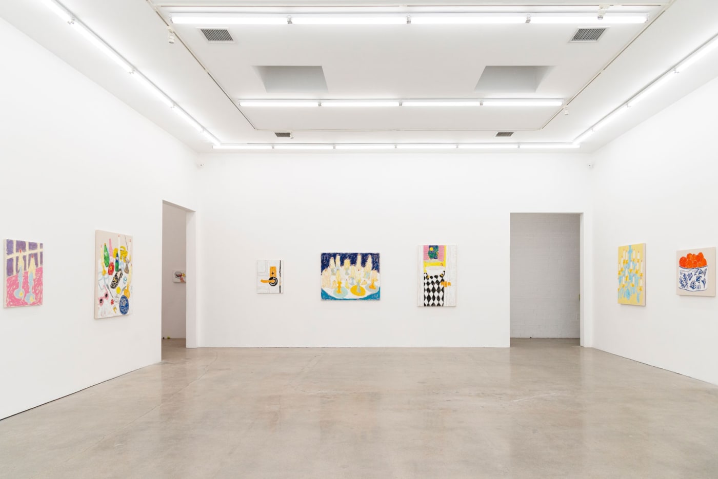 Installation view of Michael McGregor's exhibition "Private Party"