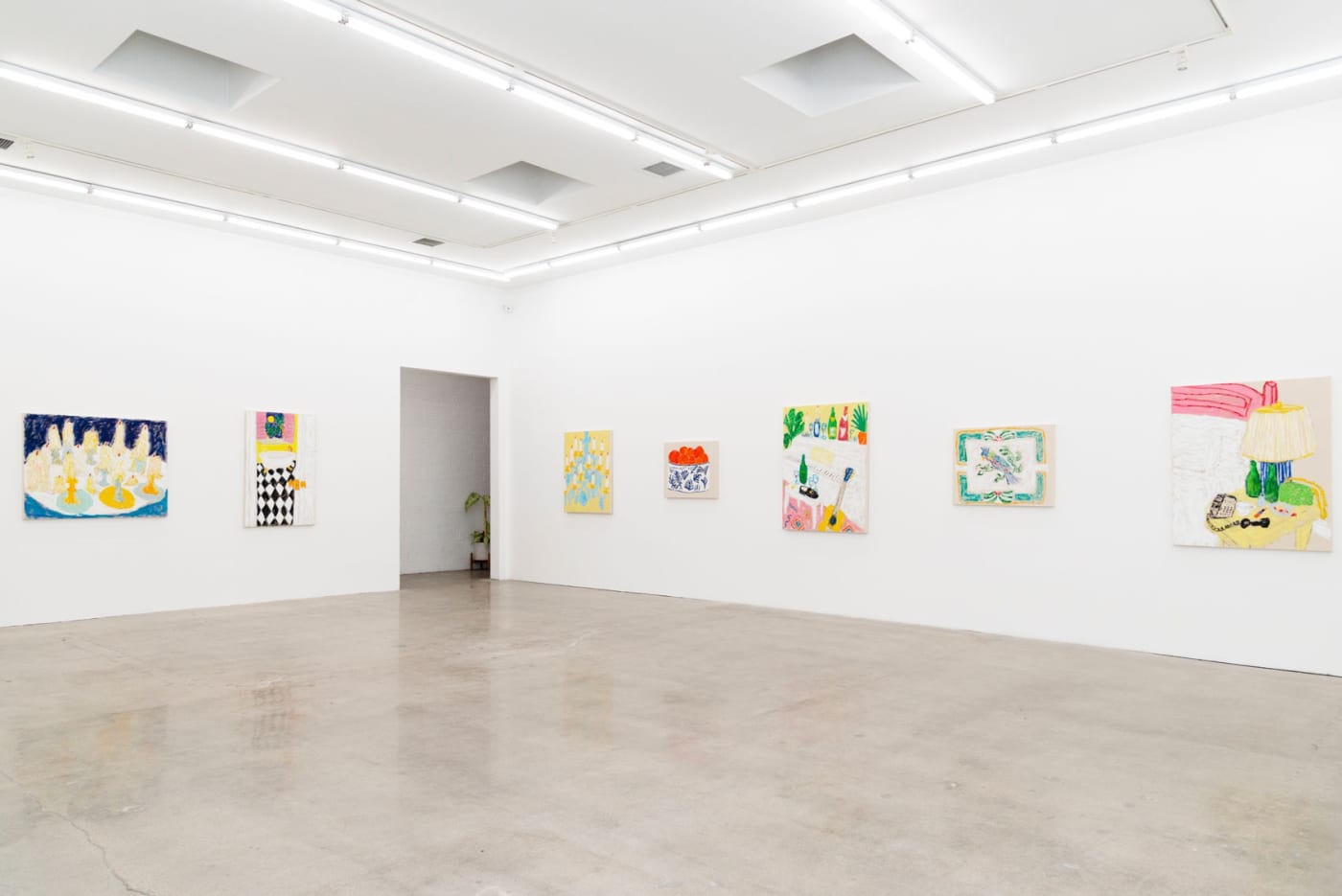 Installation view of Michael McGregor's exhibition "Private Party"