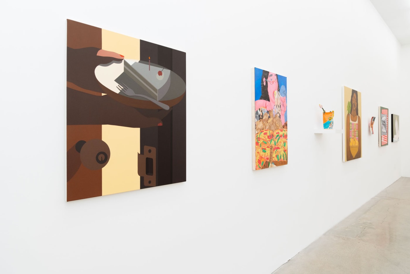 Installation photo of Potluck exhibition