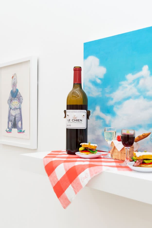Installation photo of Potluck exhibition