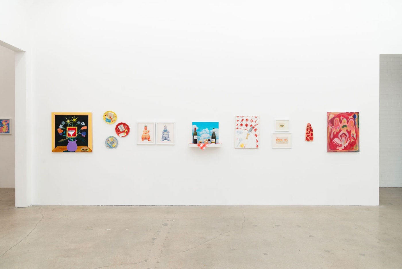 Installation photo of Potluck exhibition