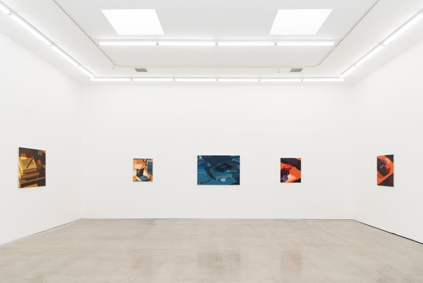 Installation view of Adrian Kay Wong's exhibition Softly at the LA gallery