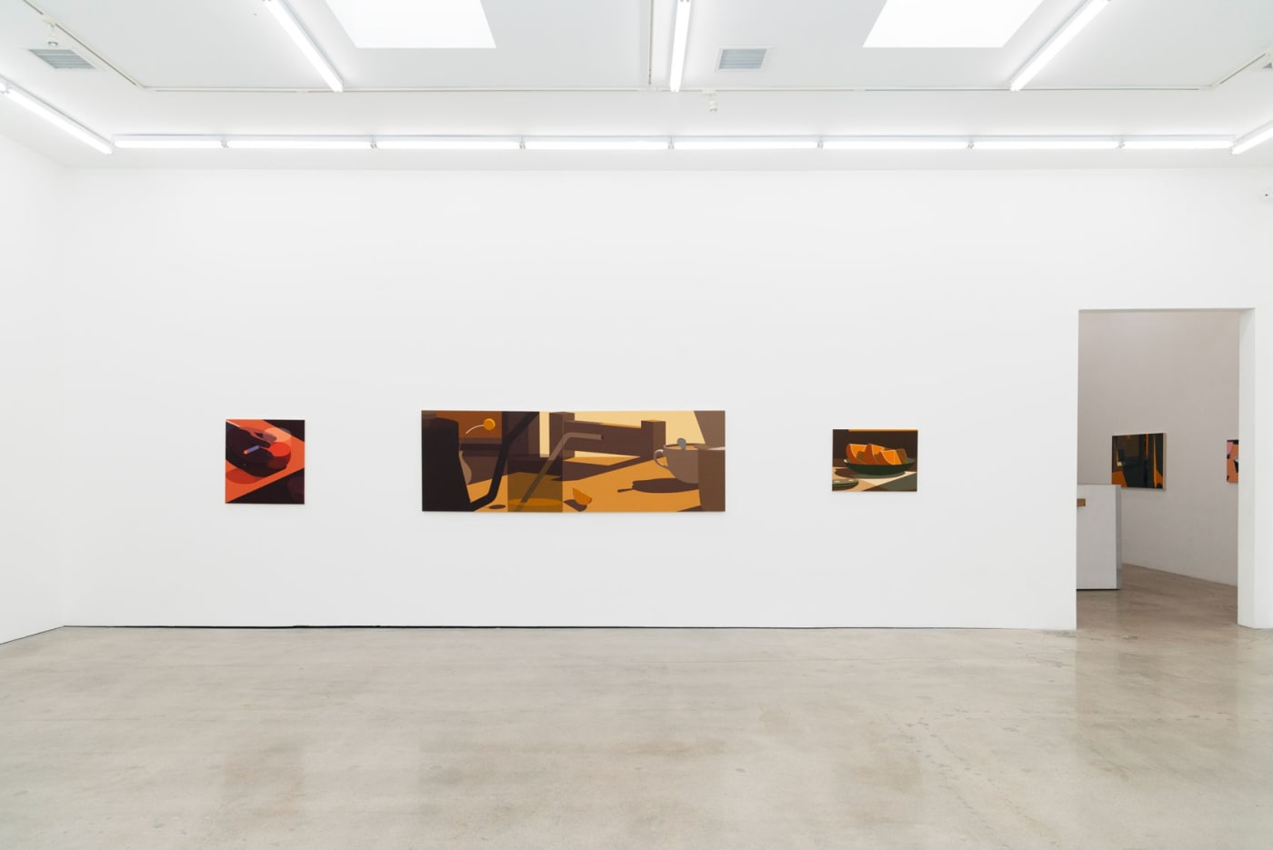Installation view of Adrian Kay Wong's exhibition Softly at the LA gallery