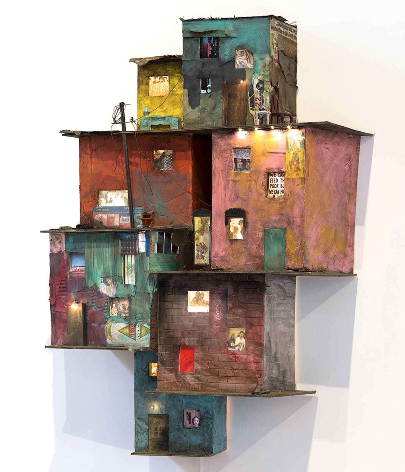 installation photo of "room with a view" exhibition featuring Tracey Snelling sculpture