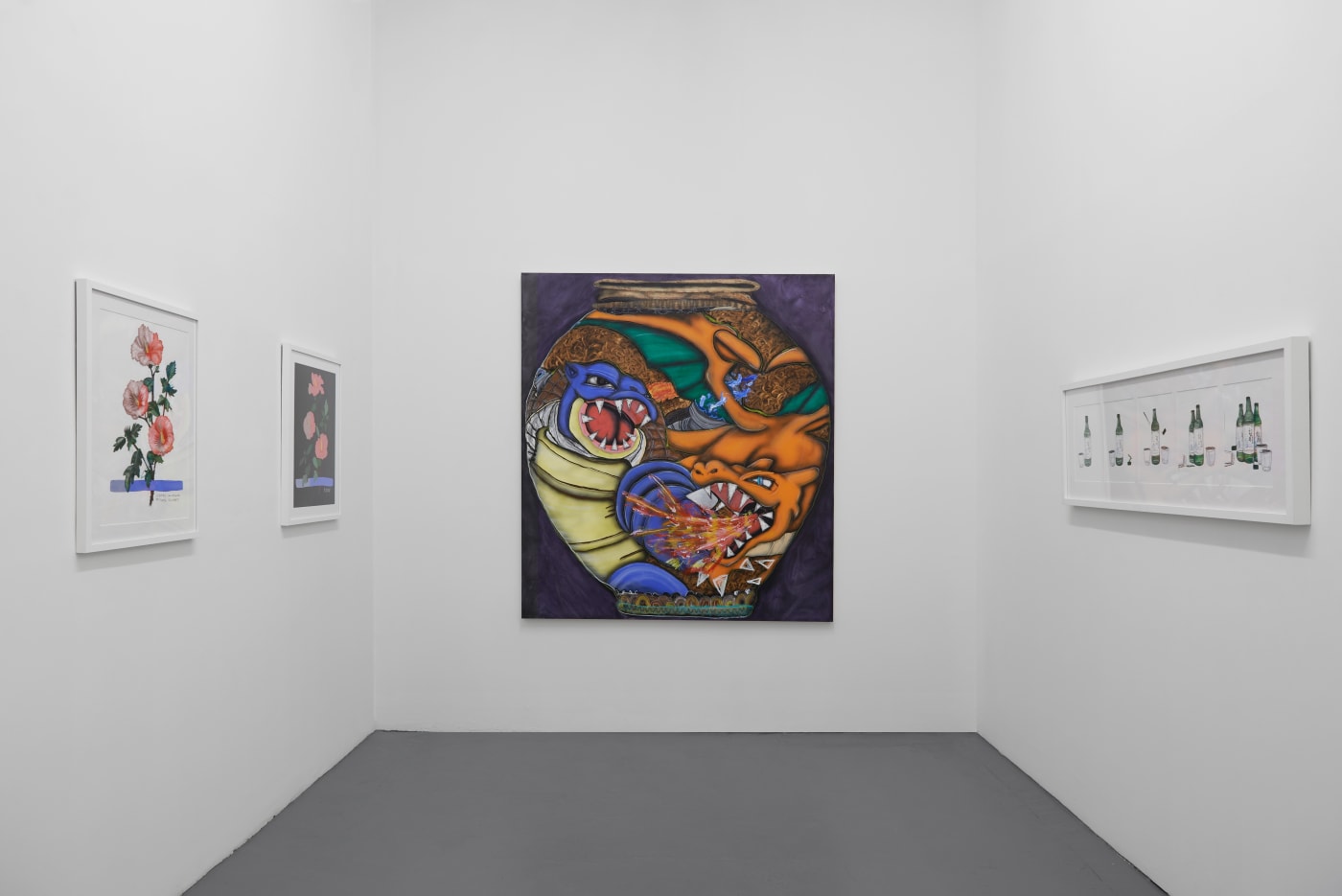 installation image of David Heo exhibition Mythos 