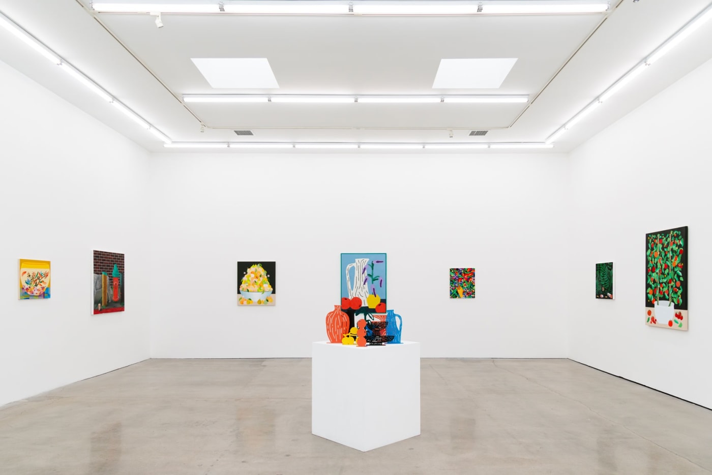 Installation view of the group exhibition Pith at Hashimoto Contemporary LA 