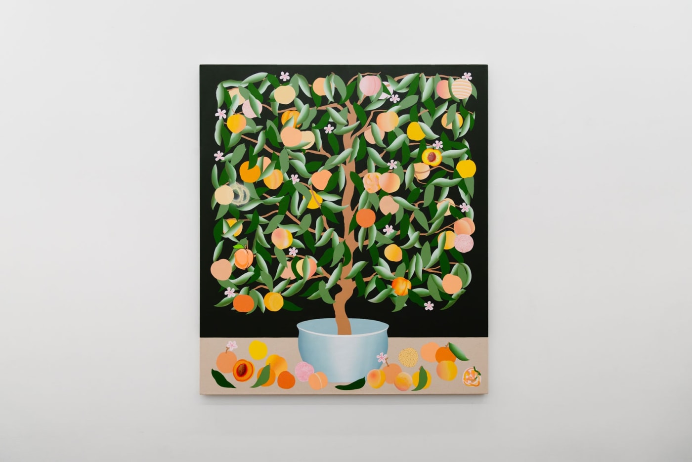 Installation image of group exhibition Pith at Hashimoto Contemporary LA 