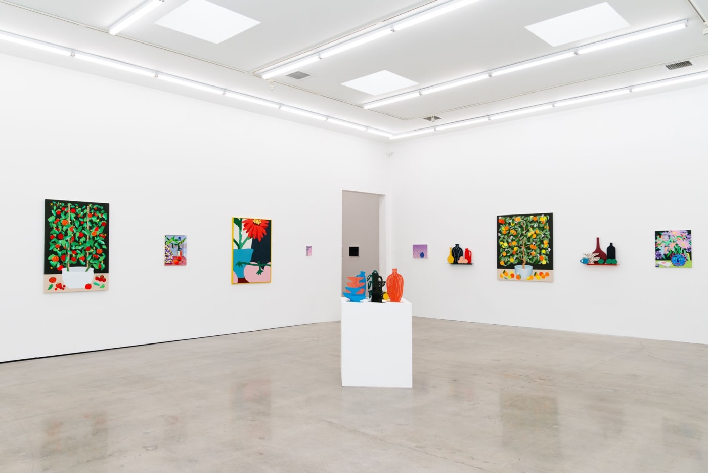 Installation view of the group exhibition Pith at Hashimoto Contemporary LA 