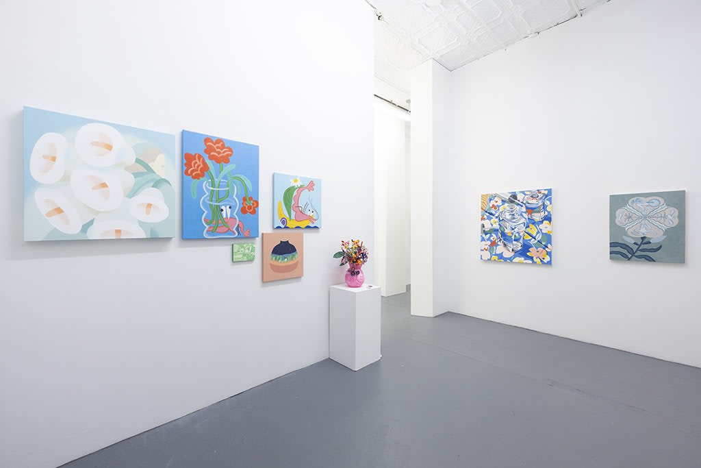 Installation image of the small gallery in the LUSH exhibition