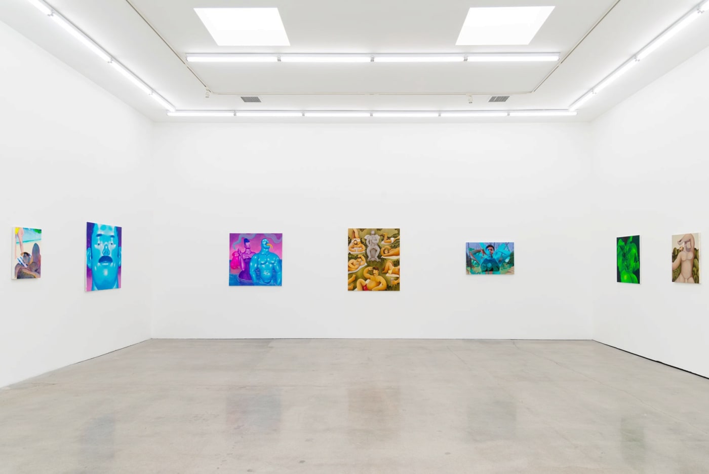Installation shot of the group exhibition Are You A Friend Of Dorothy? at Hashimoto Contemporary LA.