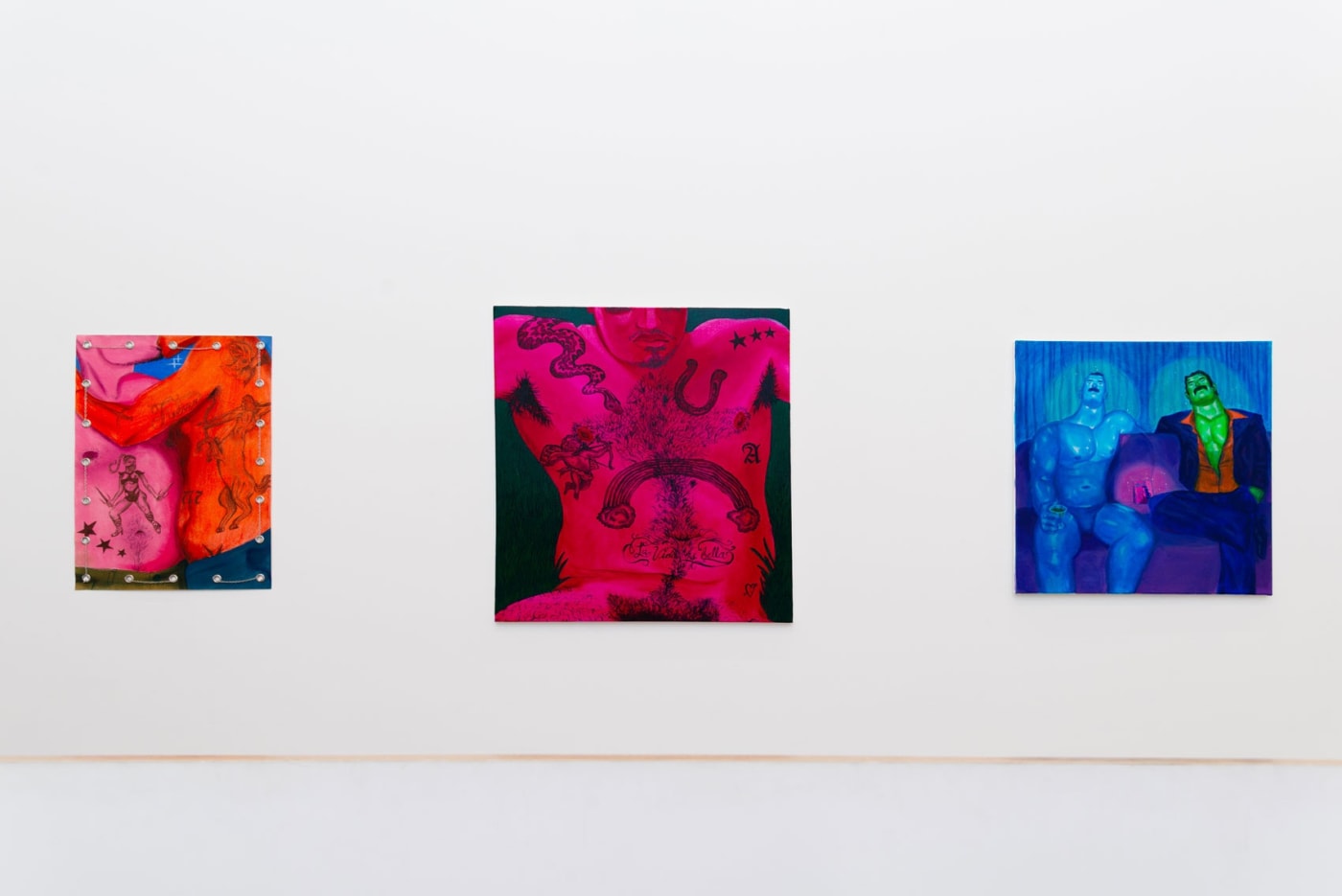 Installation shot of the group exhibition Are You A Friend Of Dorothy? at Hashimoto Contemporary LA.
