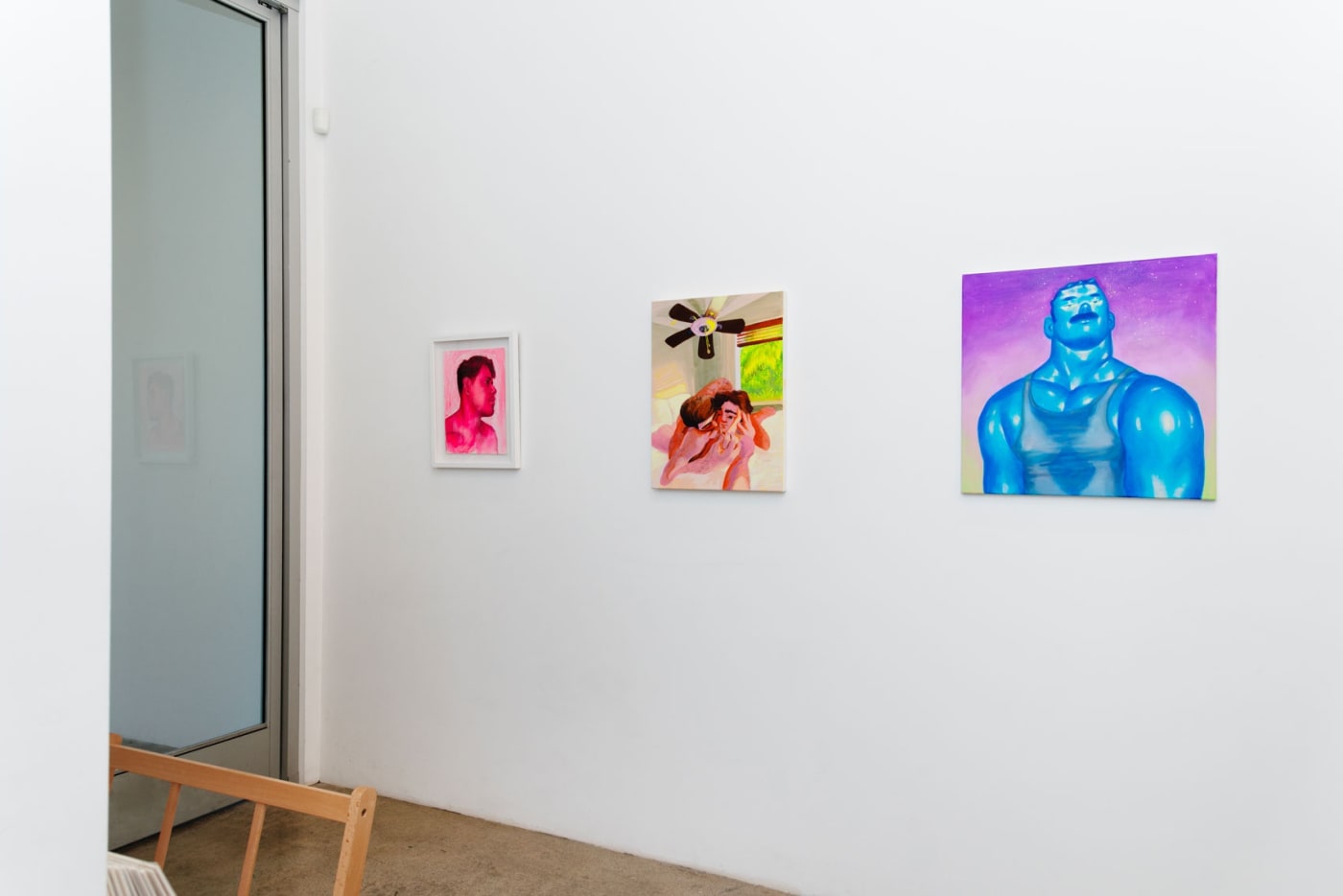 Installation shot of the group exhibition Are You A Friend Of Dorothy? at Hashimoto Contemporary LA.