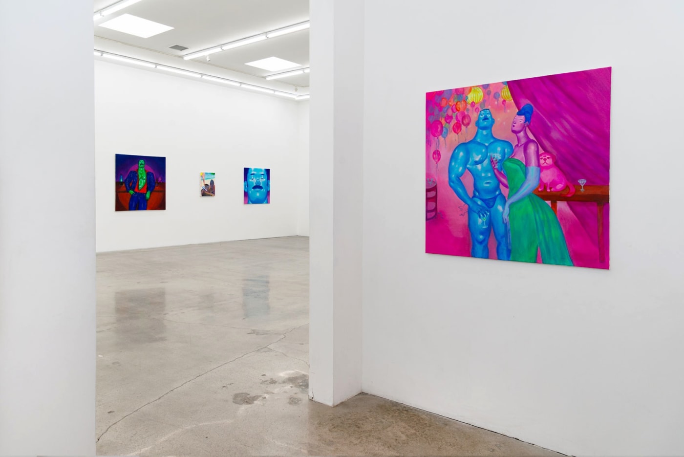 Installation shot of the group exhibition Are You A Friend Of Dorothy? at Hashimoto Contemporary LA.