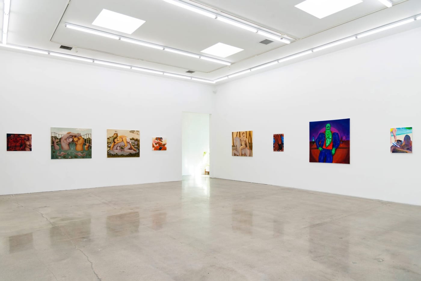 Installation shot of the group exhibition Are You A Friend Of Dorothy? at Hashimoto Contemporary LA.