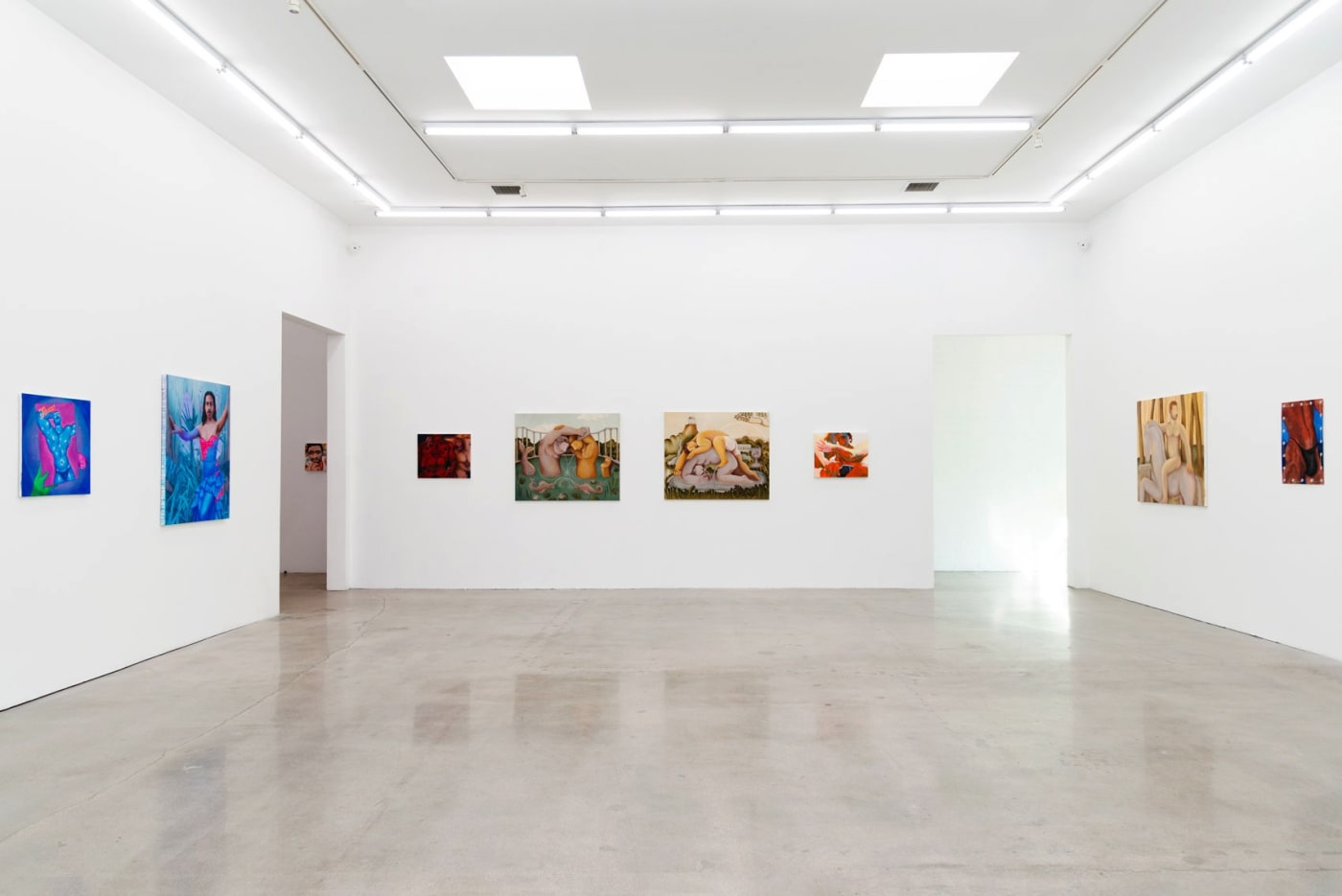 Installation shot of the group exhibition Are You A Friend Of Dorothy? at Hashimoto Contemporary LA.