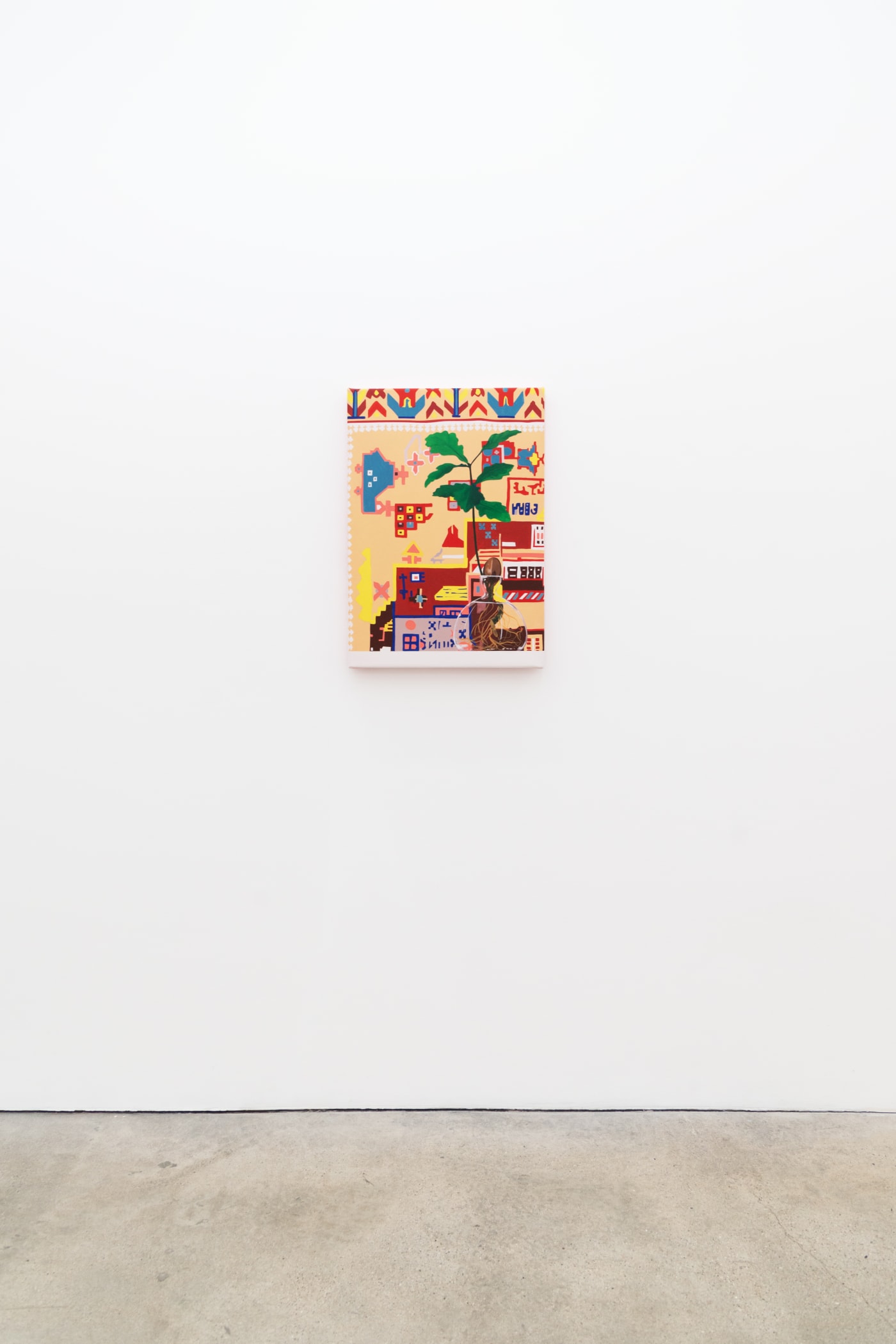 Installation image of Francisco Diaz Scotto's solo exhibition "Where Dreams Touch Ground" at Hashimoto Contemporary Los Angeles