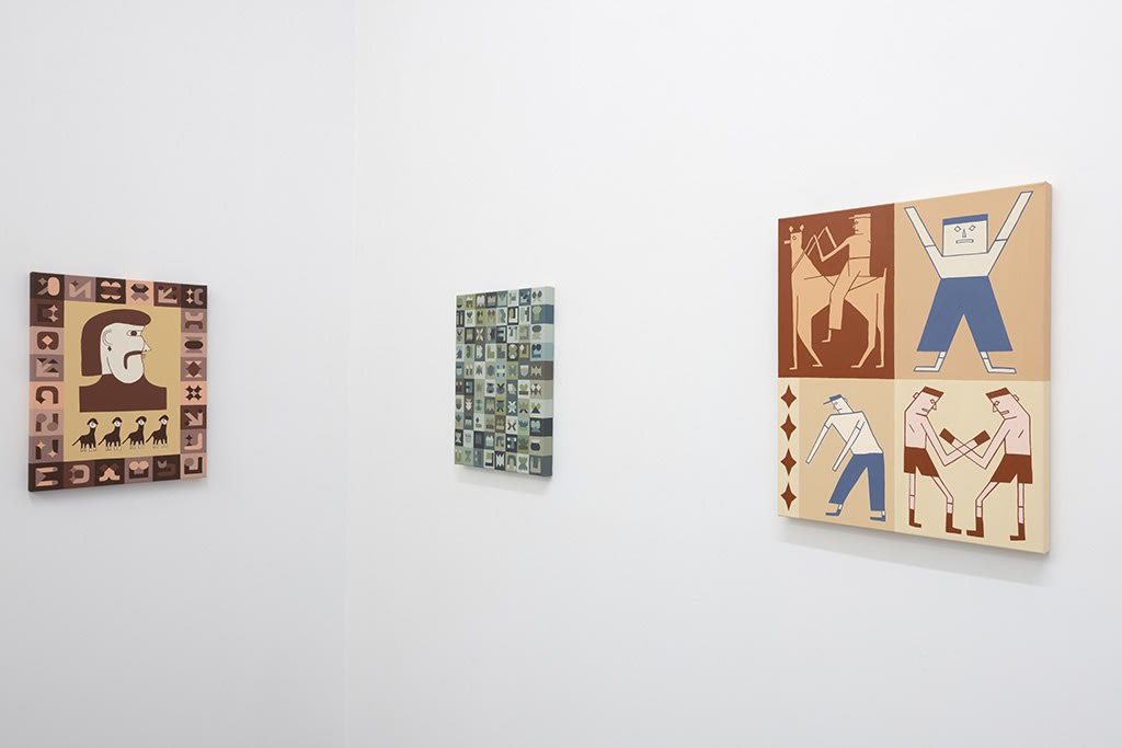 Installation image of Madeleine Tonzi and Keya Tama exhibition