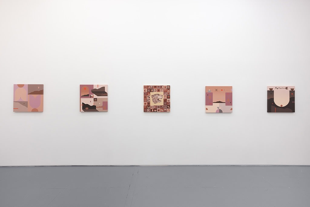 Installation image of Madeleine Tonzi and Keya Tama exhibition