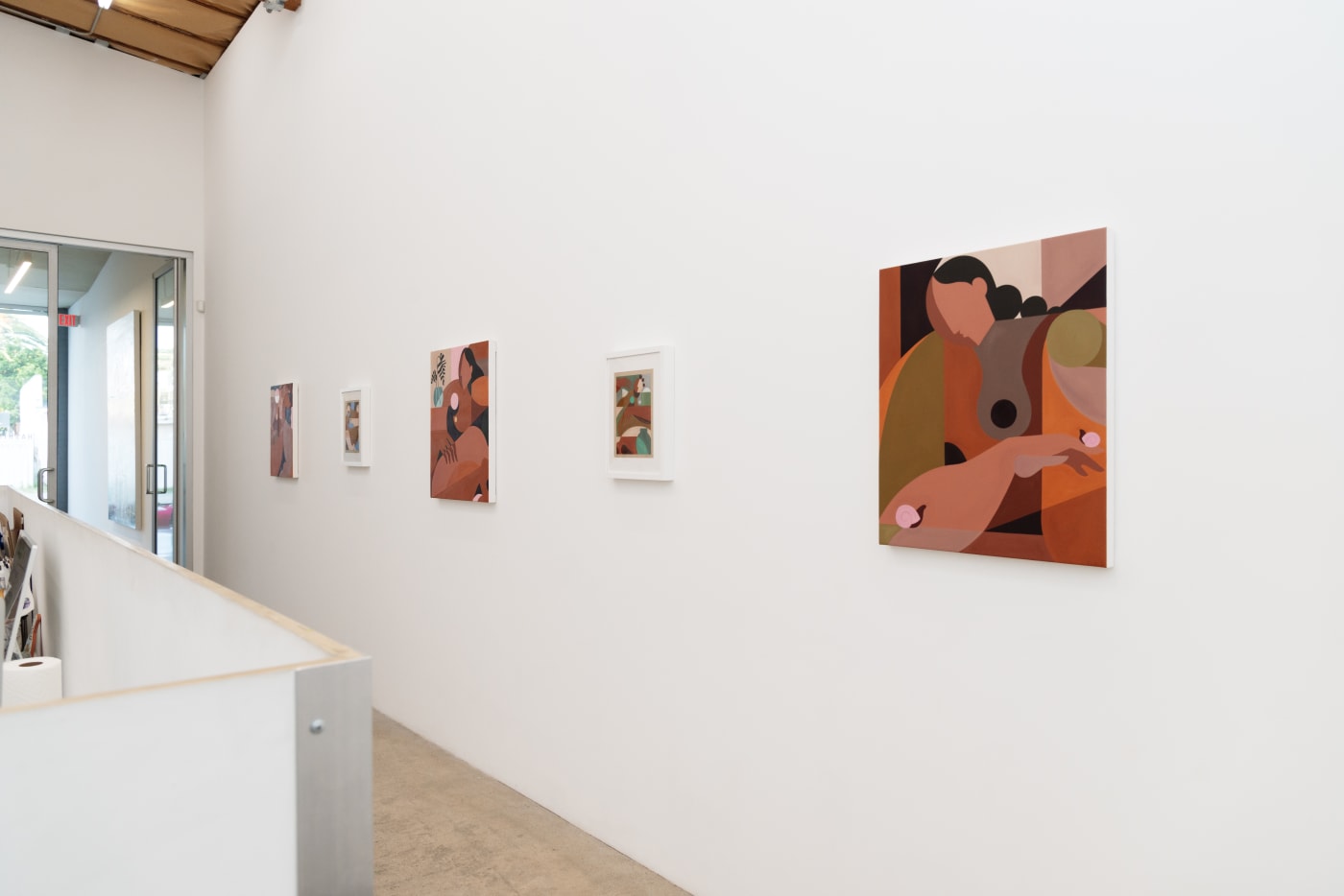 Installation image of Liz Flores' exhibition Remedios at Hashimoto Contemporary Los Angeles in the Project Space