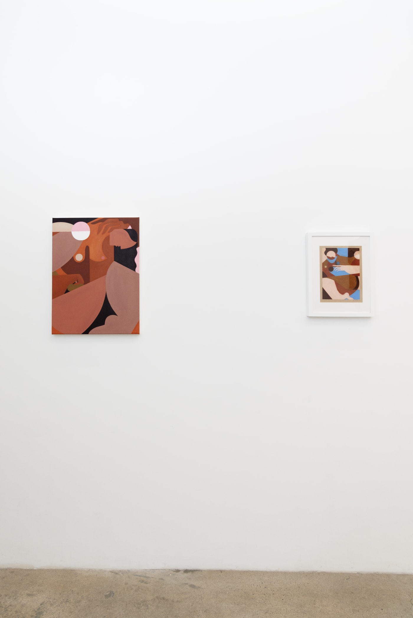Installation image of Liz Flores' exhibition Remedios at Hashimoto Contemporary Los Angeles in the Project Space