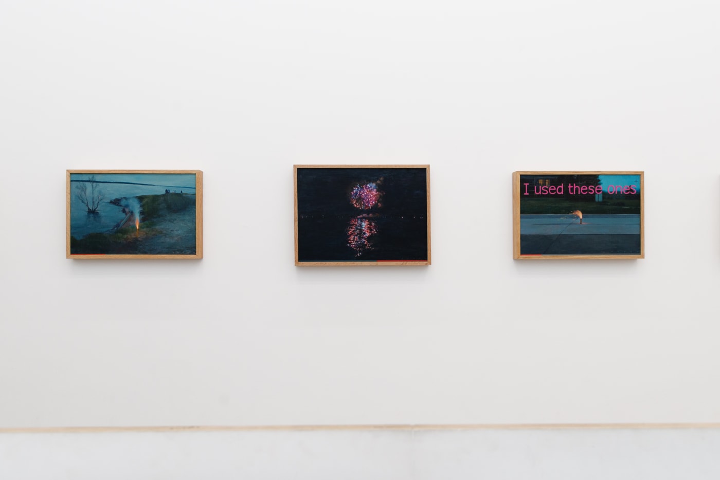 Installation image of Pat Perry's solo exhibition Which World at Hashimoto Contemporary Los Angeles