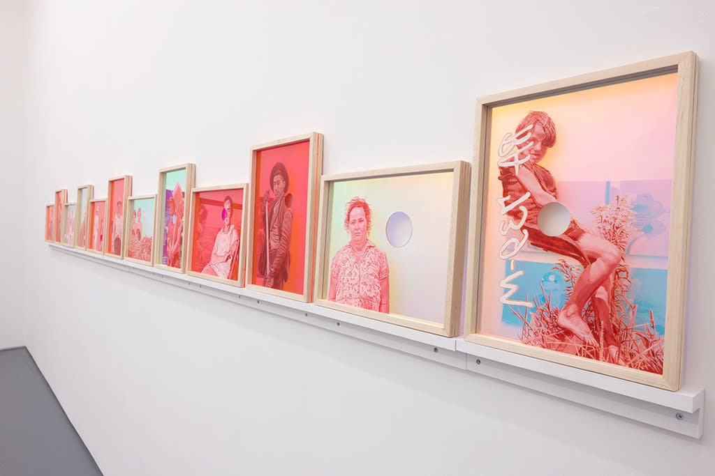 installation shot of Joel Daniel Phillips exhibition