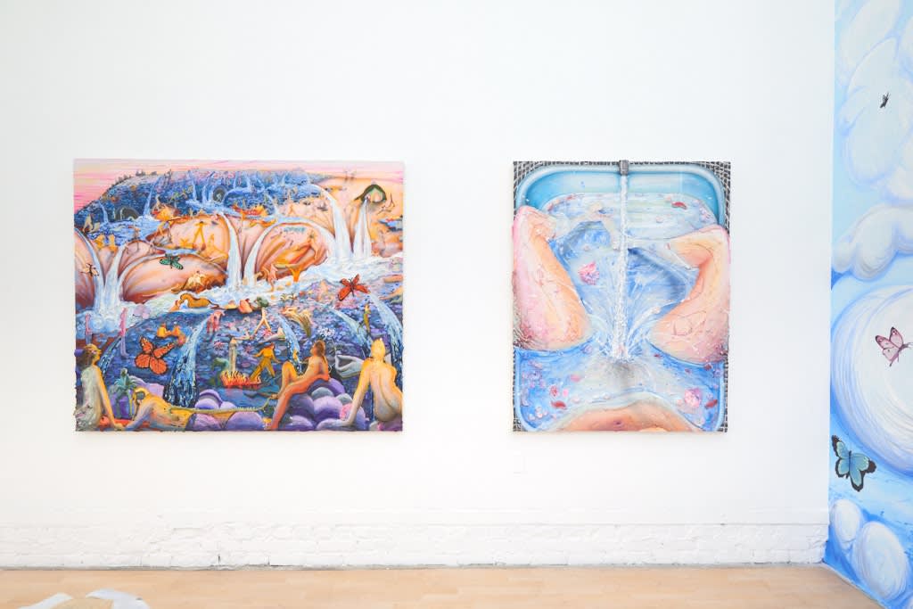 Installation image of Kate Klingbeil's "Pith" at Hashimoto Contemporary SF