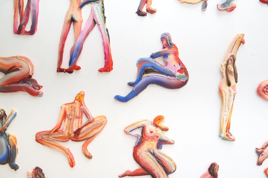 Installation image of Kate Klingbeil's "Pith" at Hashimoto Contemporary SF