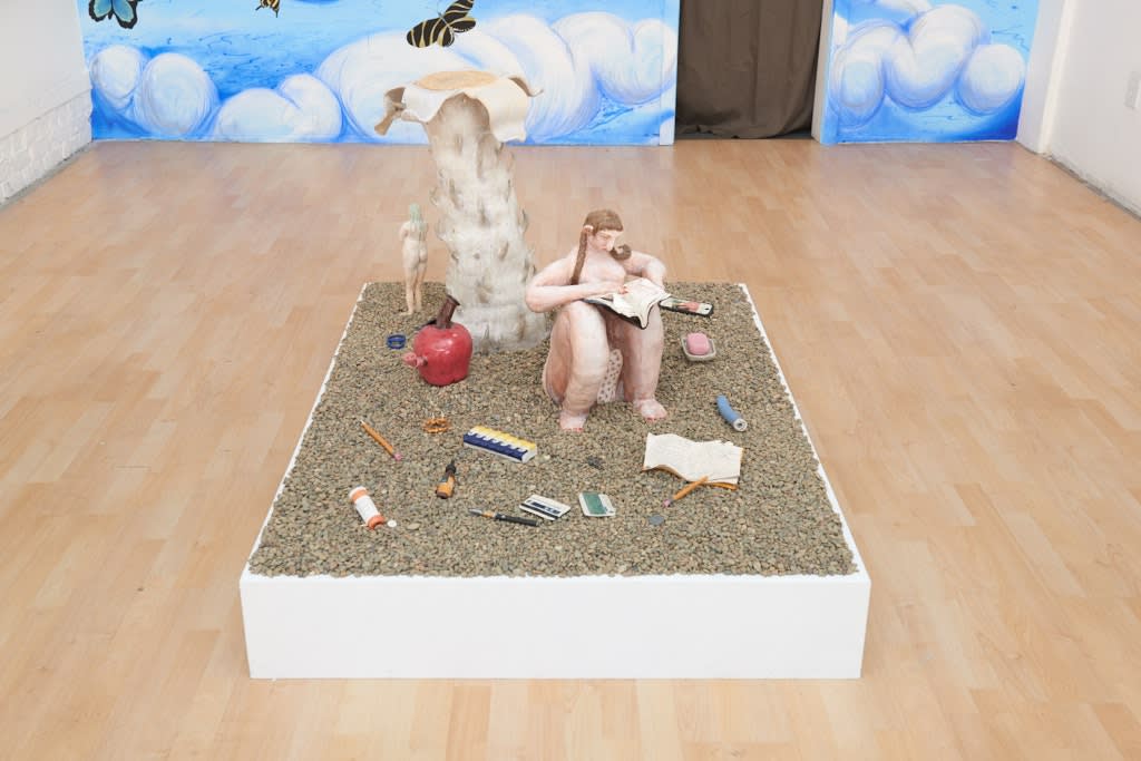 Installation image of Kate Klingbeil's "Pith" at Hashimoto Contemporary SF