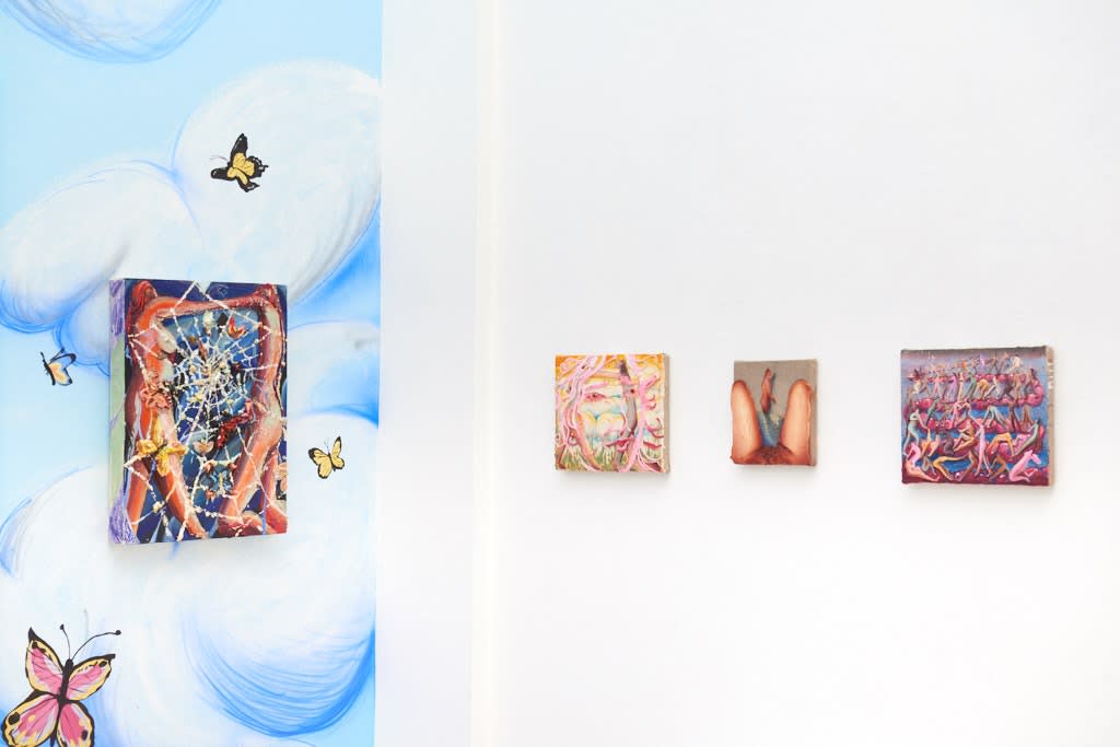 Installation image of Kate Klingbeil's "Pith" at Hashimoto Contemporary SF