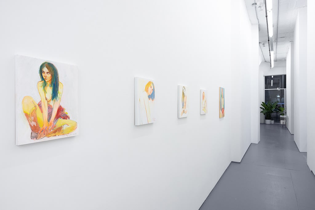 Installation image of Erik Jones exhibition in NYC