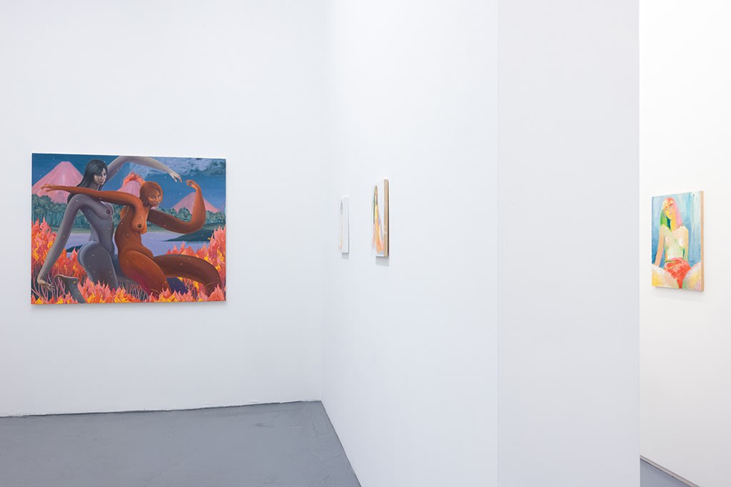 Installation image of Erik Jones exhibition in NYC