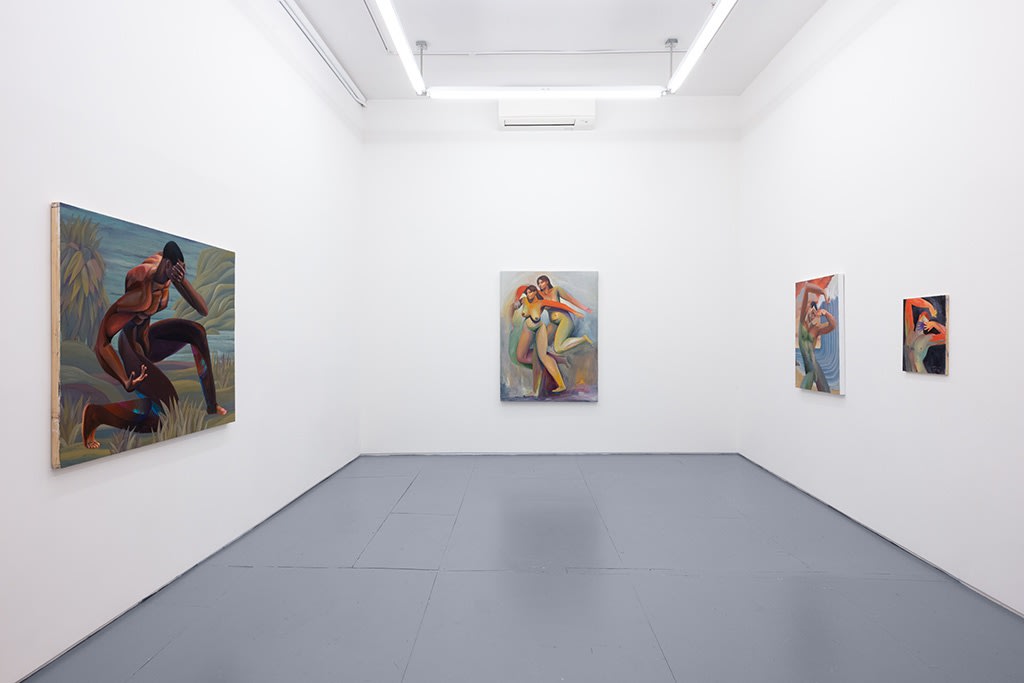 Installation image of Erik Jones exhibition in NYC