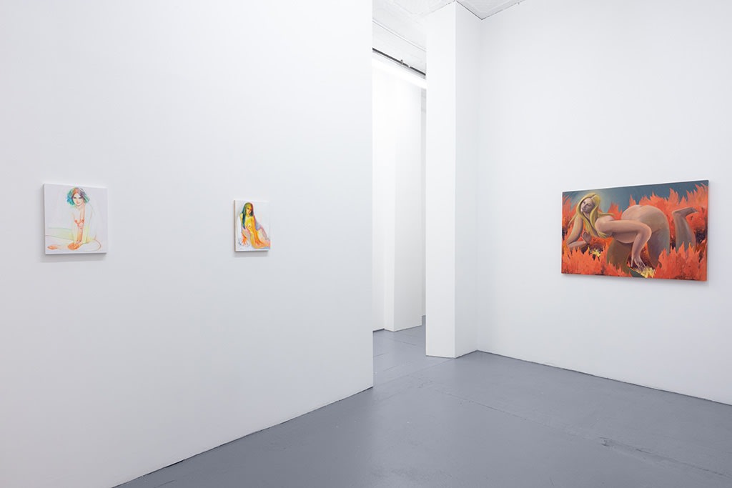Installation image of Erik Jones exhibition in NYC