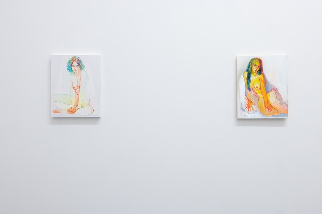 Installation image of Erik Jones exhibition in NYC
