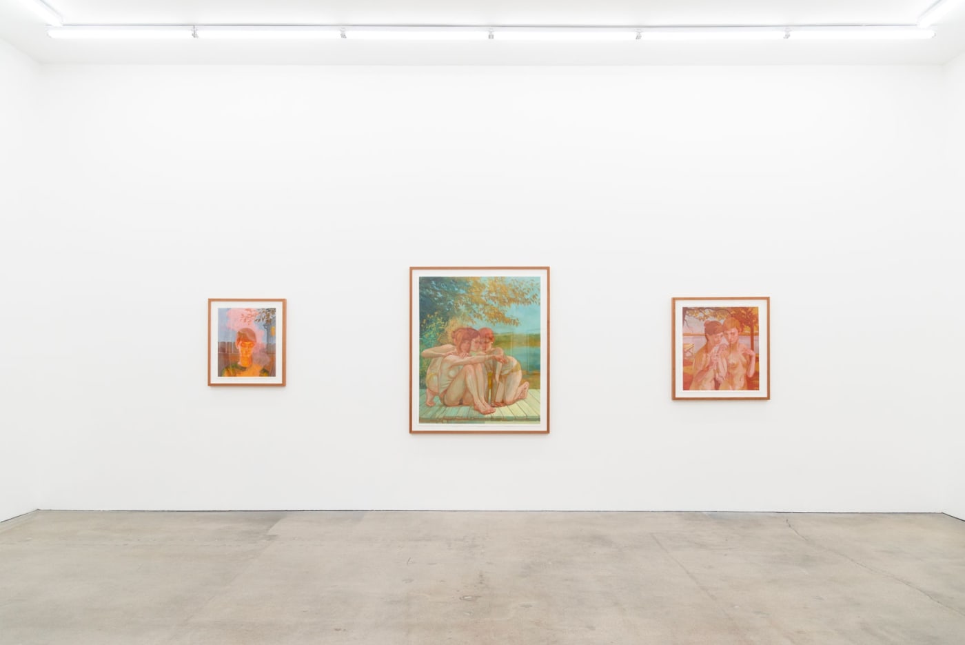 Installation image of Rachel Gregor's solo exhibition Still Summer at Hashimoto Contemporary Los Angeles