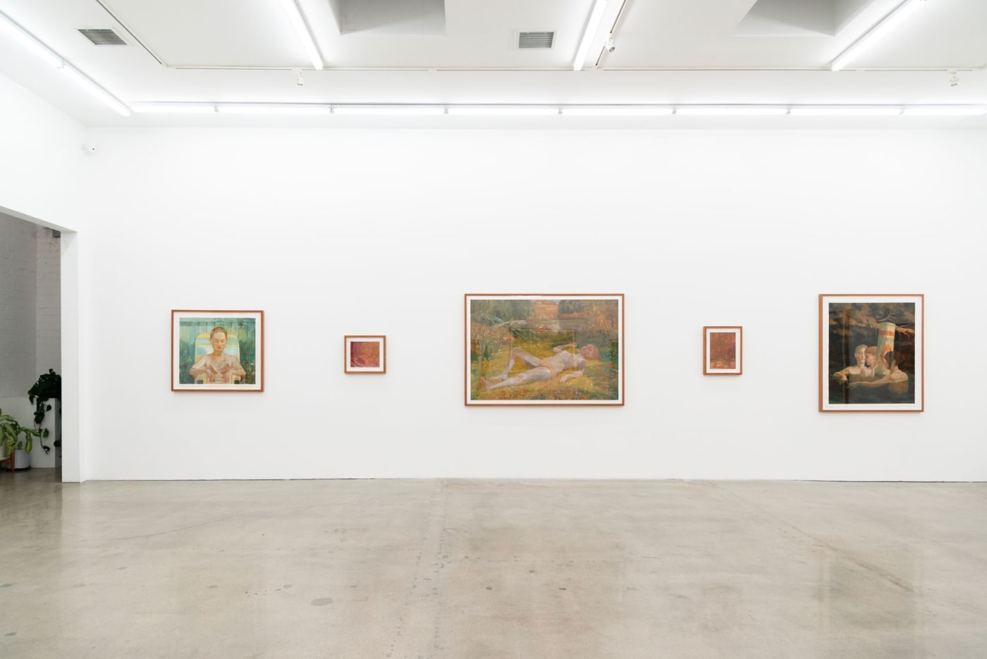Installation image of Rachel Gregor's solo exhibition Still Summer at Hashimoto Contemporary Los Angeles