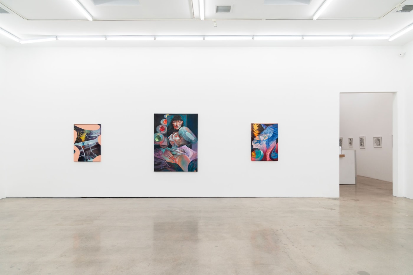 Installation image of Martine Johanna's exhibition at Hashimoto Contemporary Los Angeles 