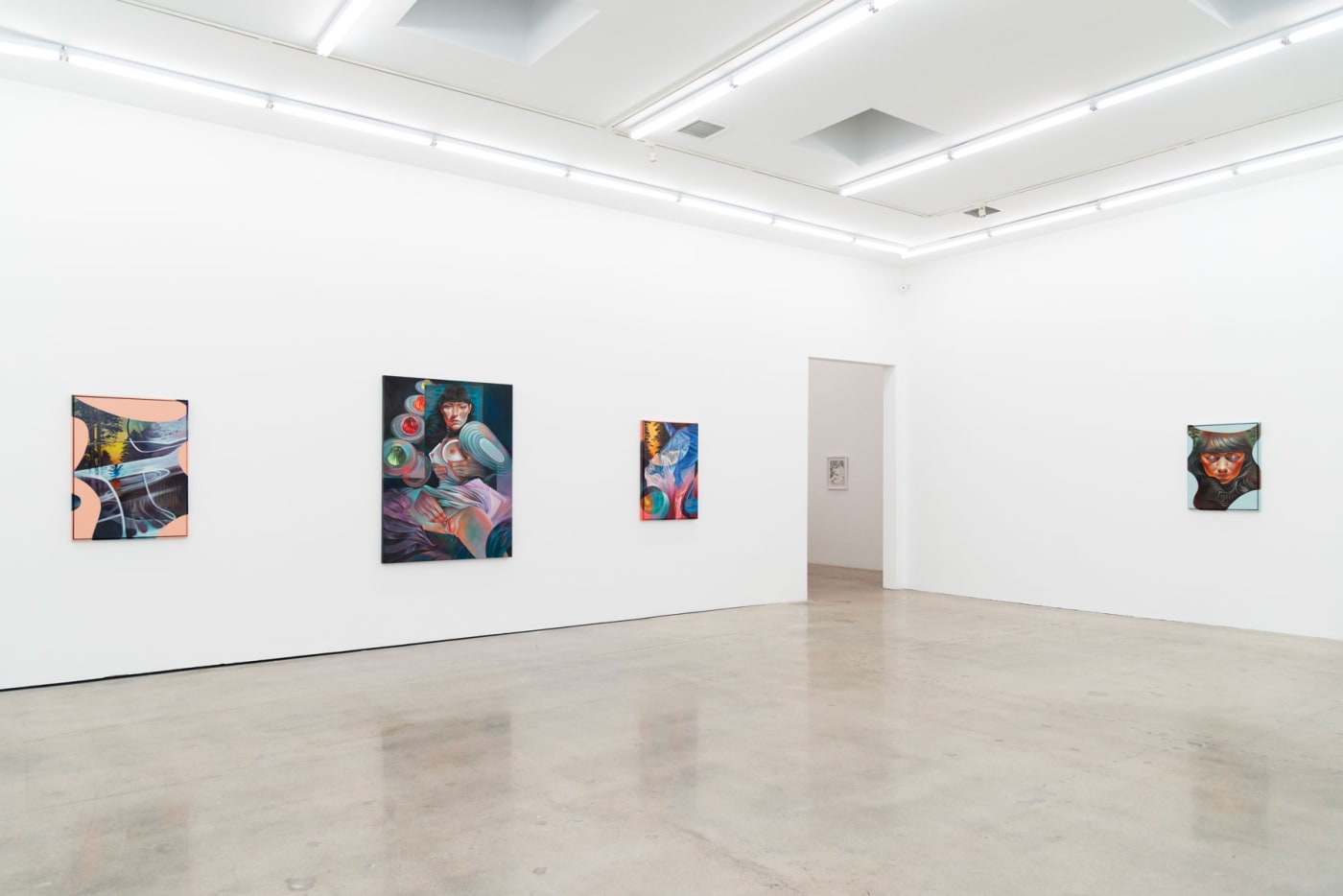 Installation image of Martine Johanna's exhibition at Hashimoto Contemporary Los Angeles 