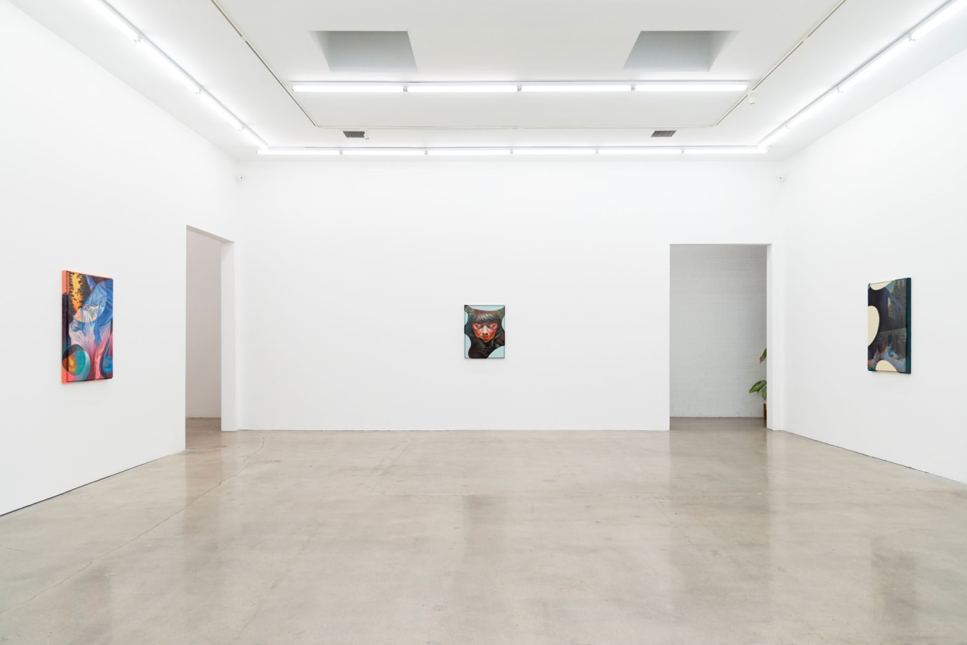 Installation image of Martine Johanna's exhibition at Hashimoto Contemporary Los Angeles 